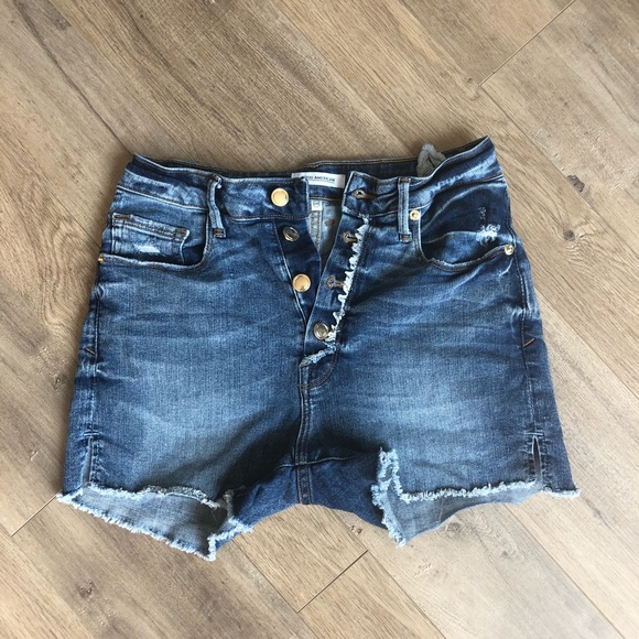 good american cut off shorts